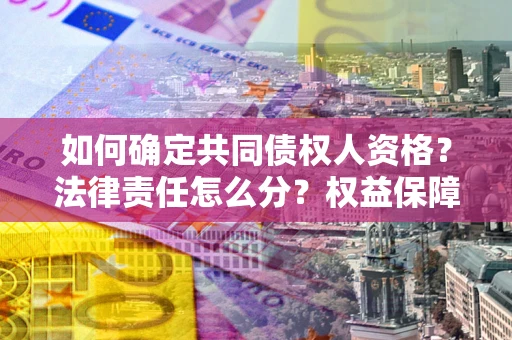 武汉如何确定共同债权人资格？法律责任怎么分？权益保障技巧揭秘！