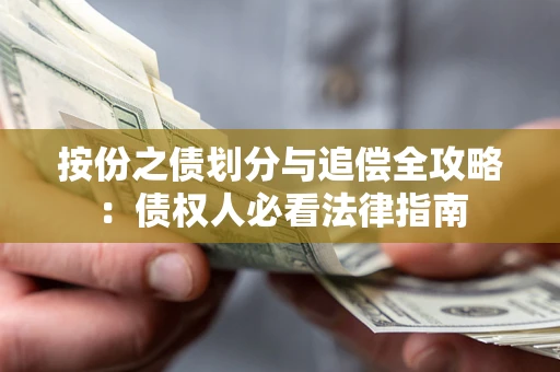 武汉按份之债划分与追偿全攻略：债权人必看法律指南