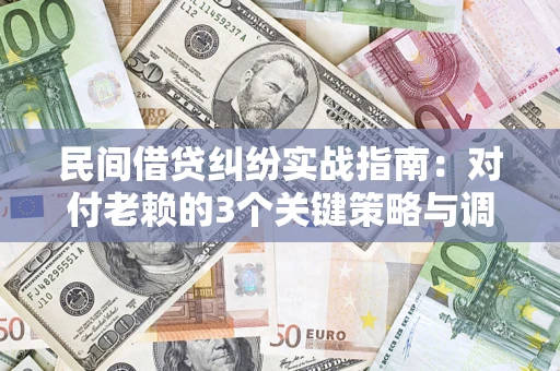 武汉民间借贷纠纷实战指南：对付老赖的3个关键策略与调解盲区解析