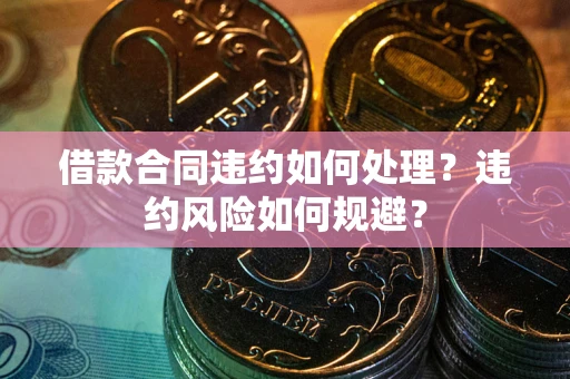 武汉借款合同违约如何处理？违约风险如何规避？