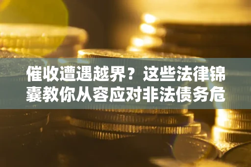 武汉催收遭遇越界？这些法律锦囊教你从容应对非法债务危机
