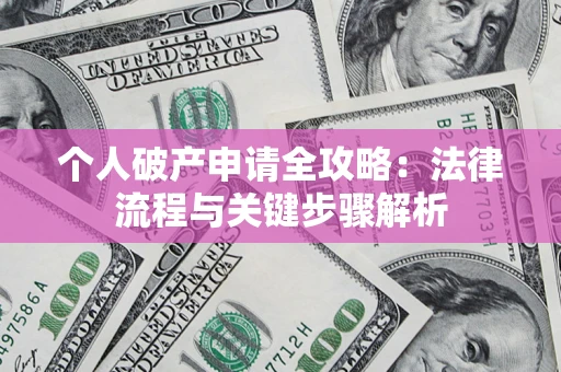 武汉个人破产申请全攻略：法律流程与关键步骤解析