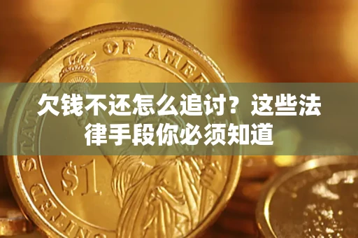 武汉欠钱不还怎么追讨？这些法律手段你必须知道
