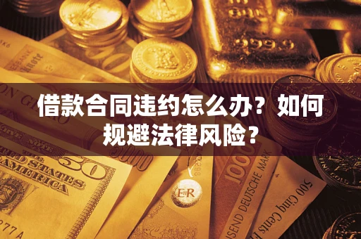 武汉借款合同违约怎么办？如何规避法律风险？